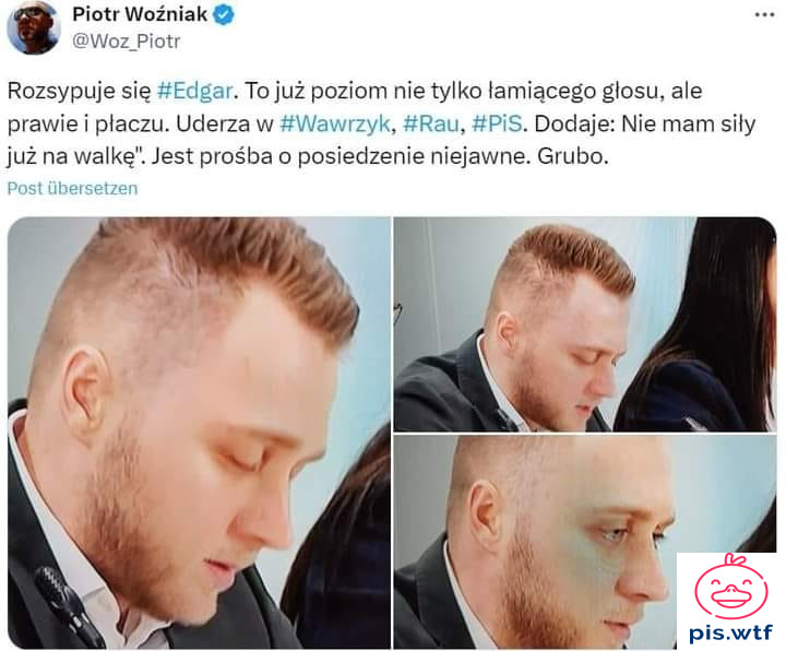 Nazywam się Edgar Kobos i dziś po raz pierwszy pozwalam na pokazanie mojego wizerunku