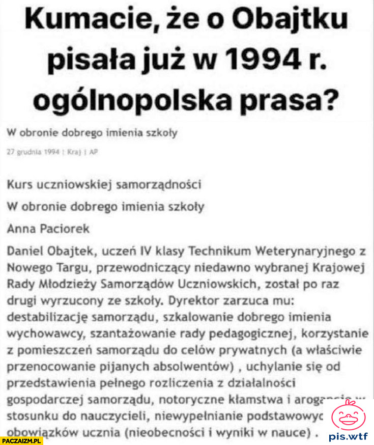 Słynny od 1994