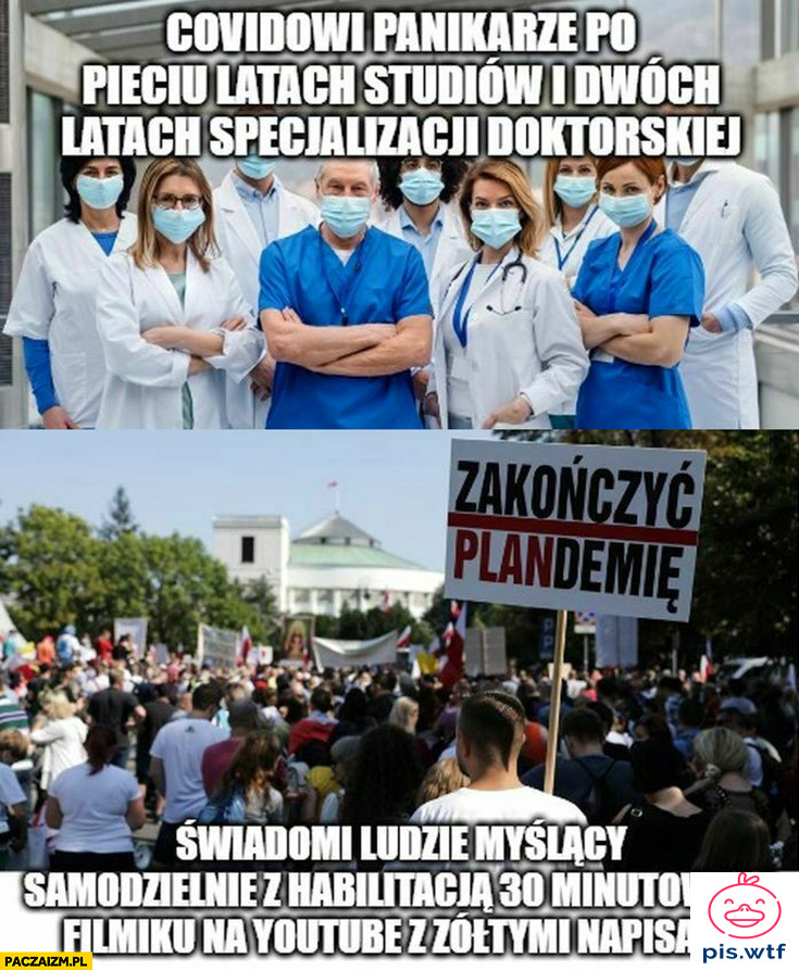 Świadome lemingi kontra panikarze