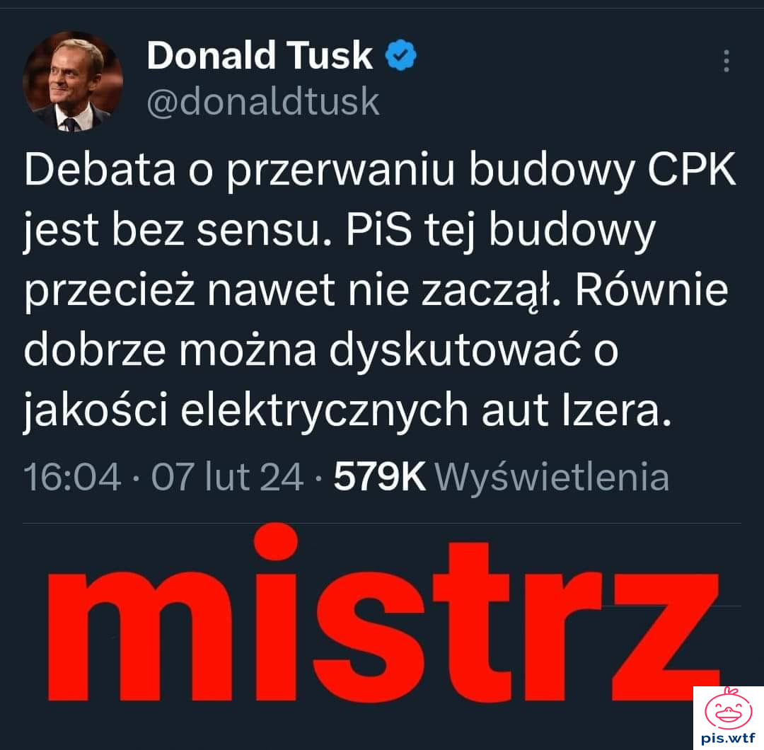 Tusk o debacie