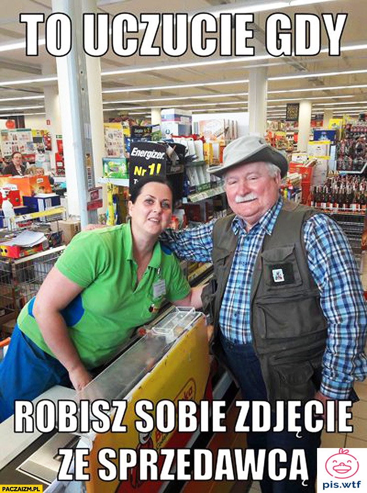 Zdjęcie ze sprzedawcą