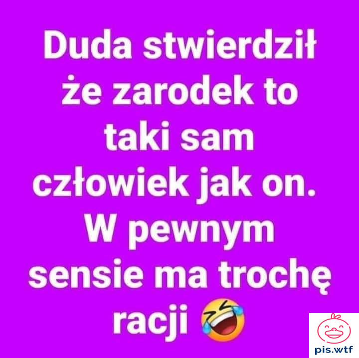 Duda stwierdził…
