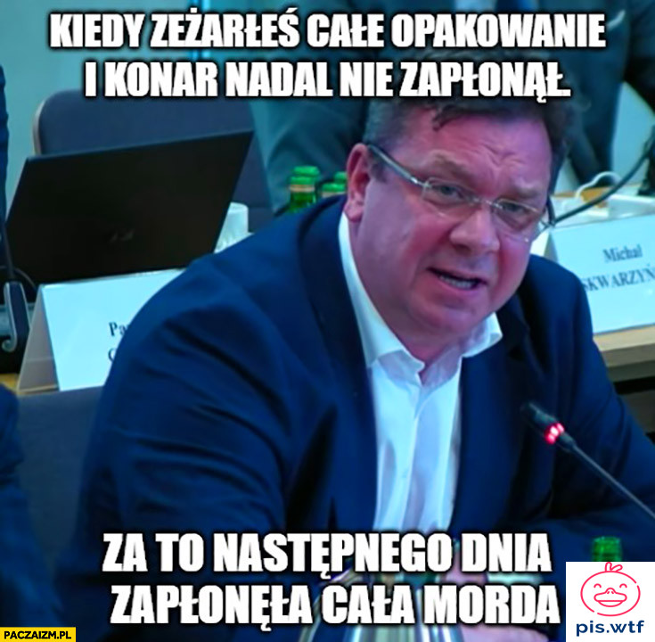 Zapłoneła cała morda