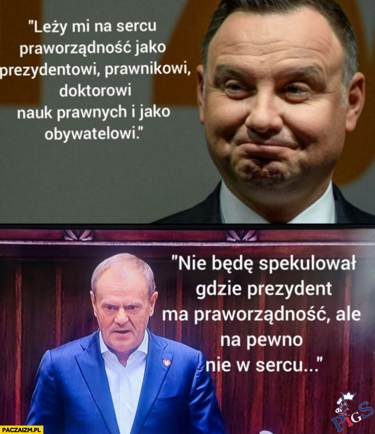 Jeśli nie w sercu to moze w Du..ie