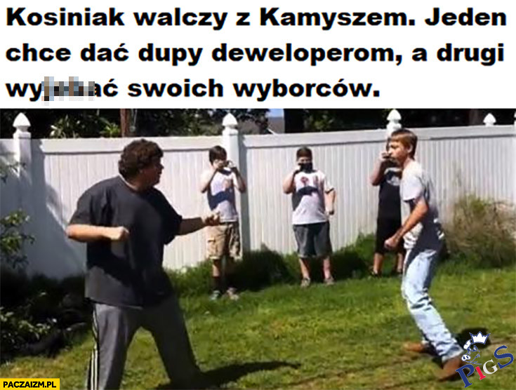 Kosiniak walczy z Kamyszem