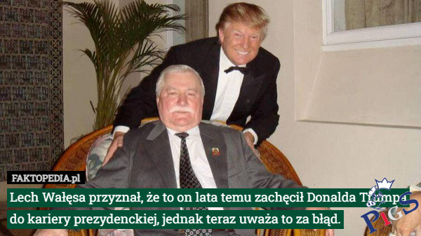 I ja mu wtedy mówię… Donald, Ty powinieneś być prezydentem tych Stanów