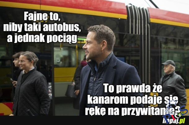 Trzasku odkrył tramwaj