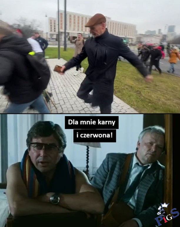 Dla mnie karny i czerwona