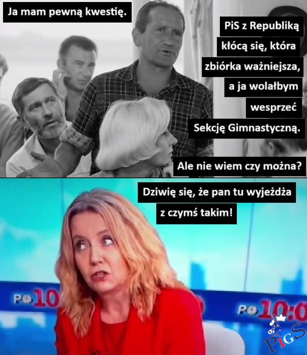 Dziwię się, że Pan tu wyjeżdża z czymś takim