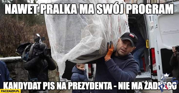 Nawet pralka ma swój program