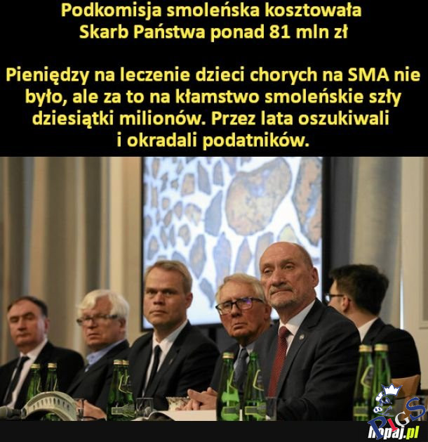 Podkomisja smoleńska kosztowała Skarb Państwa ponad 81 mln zł