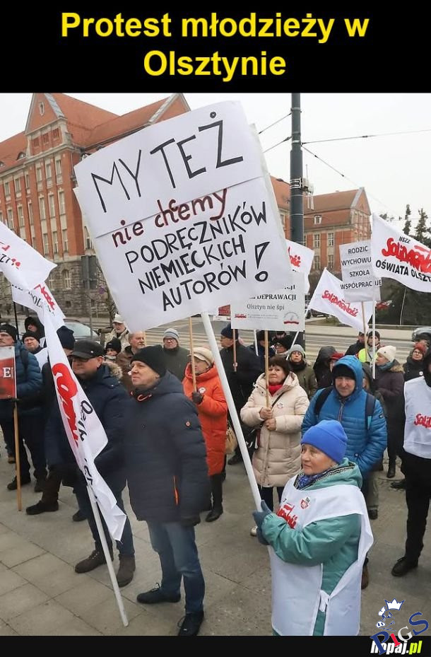 Protest młodzieży