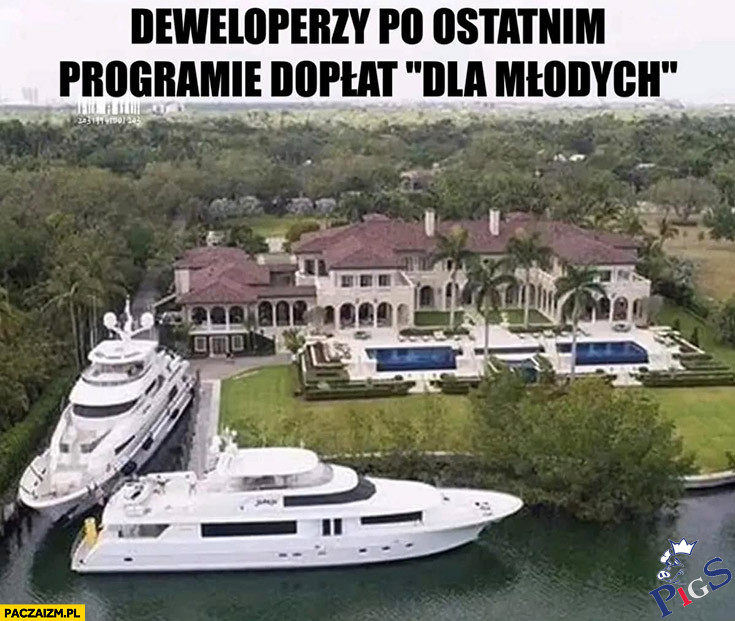 Deweloperzy kupili jachty