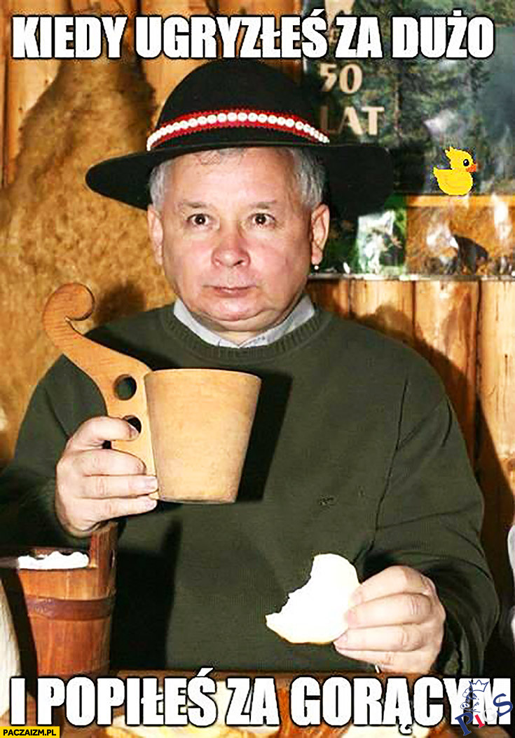 Kiedy ugryzłeś za dużo