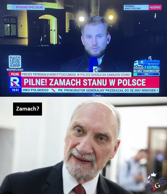 Ktoś powiedział zamach stanu?