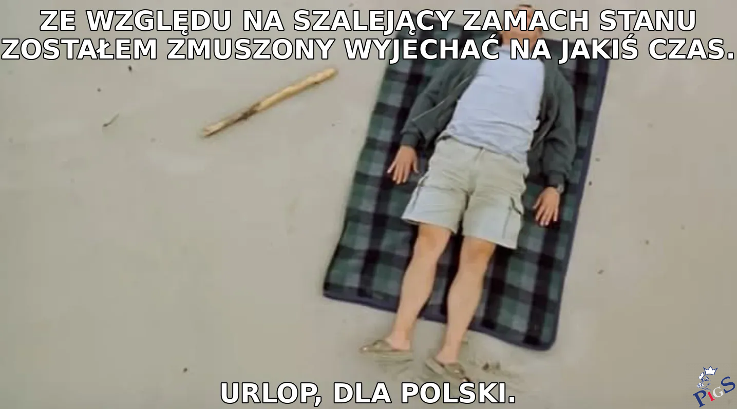 Ostatni mem przed urlopem