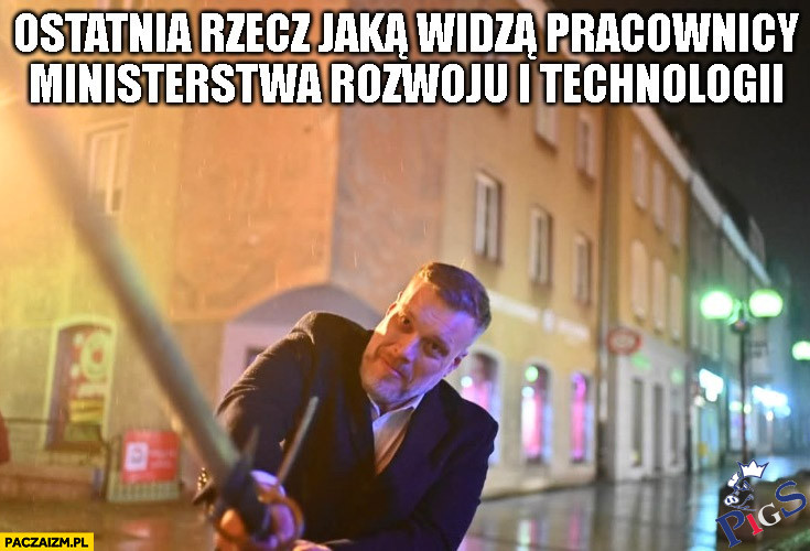 Ostatnia rzecz jaką widzą pracowny Ministerstwa Rozwoju i Technologii