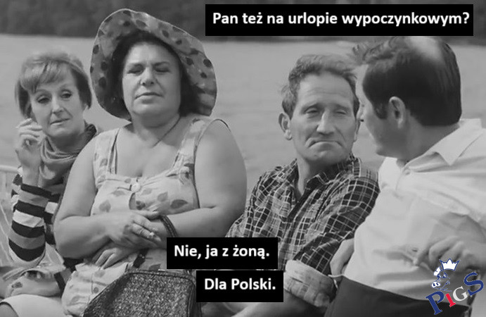 Pan też na urlopie wypoczynkowym?