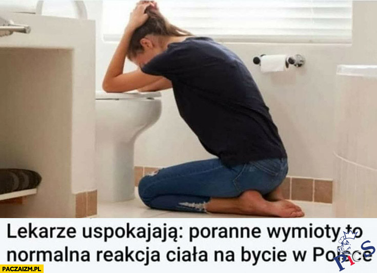 Reakcja ciała na bycie w Polsce