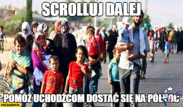 Scrolluj, ale nie z góry do dołu