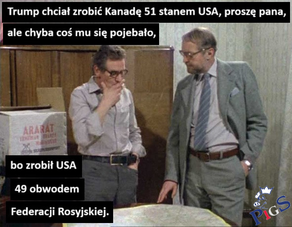 Coś mu się pojebało