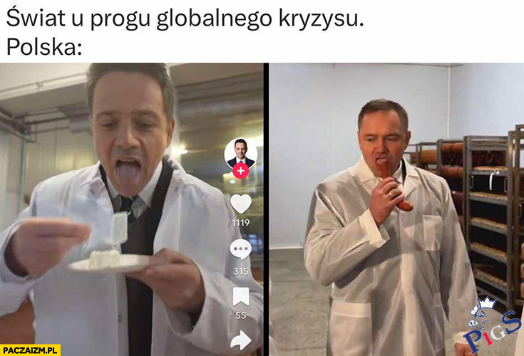 Jest kryzys to trzeba jeść na zapas