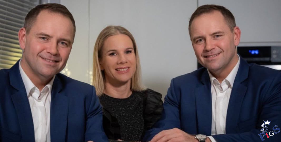 Od lewej: Tadziu Batyr, w środku Pucia, a po prawej doktór Karol Nowogrodzki