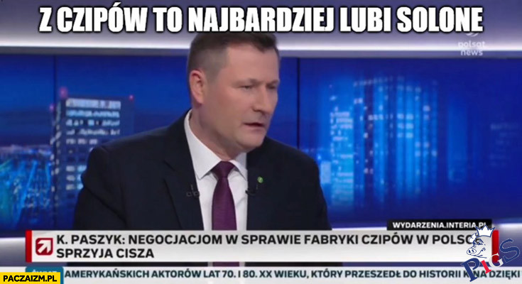 Z czipów to on najbardziej lubi solone