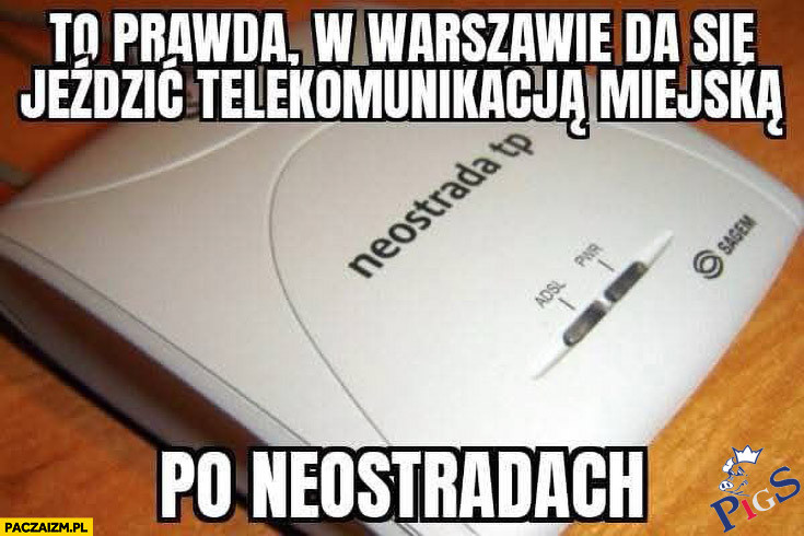 Fajne te neostrady w Warszawie majo