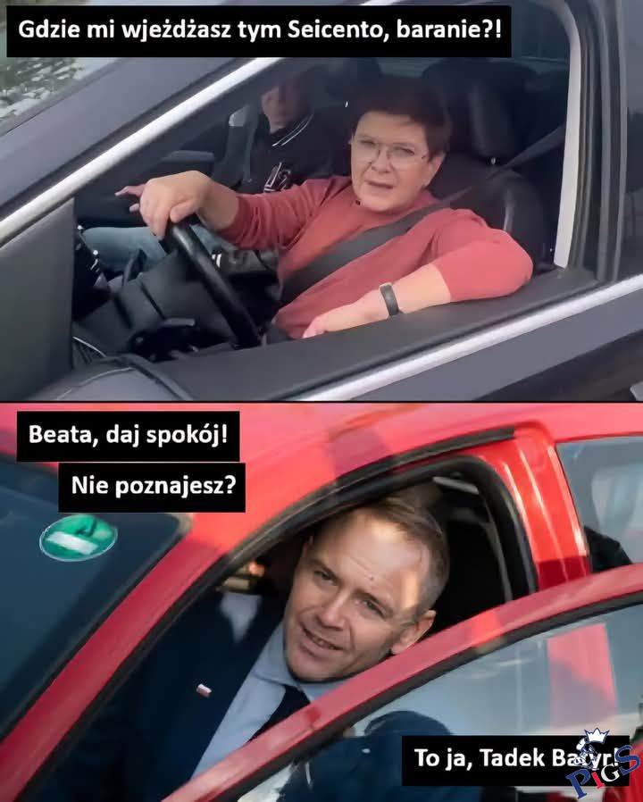 Gdzie mi wjeżdżasz tym Seicento?