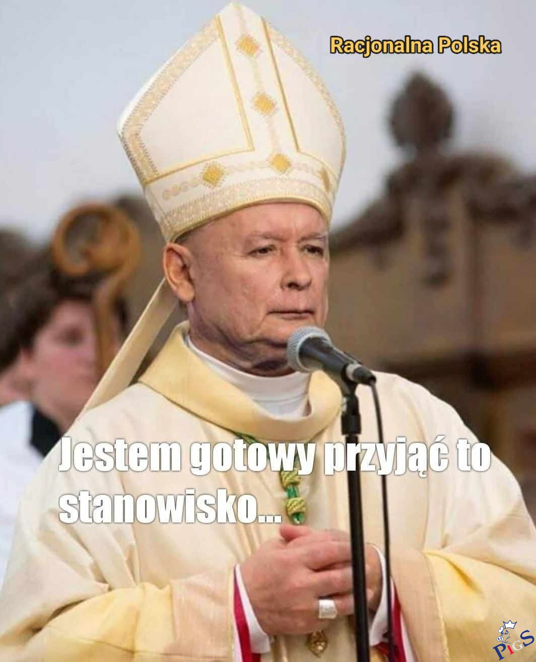 Jestem gotowy przyjąć to stanowisko