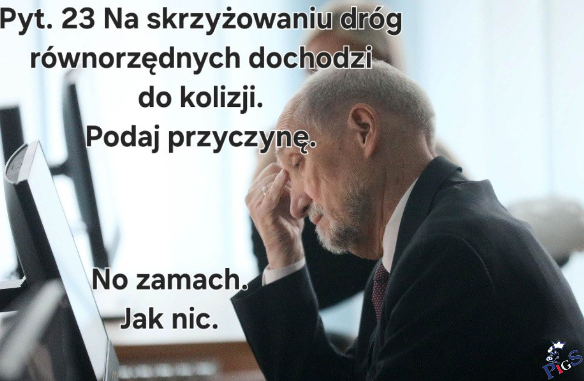Na teście na prawko