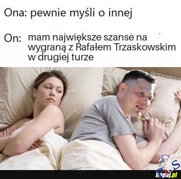 Pewnie myśli o niej