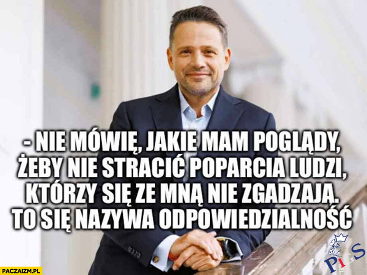 To się nazywa odpowiedzialność!