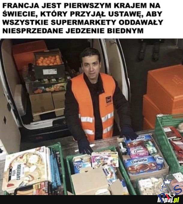 A u nas kara za przekazanie potrzebującym jedzenia i tak przeznaczonego do wyrzucenia