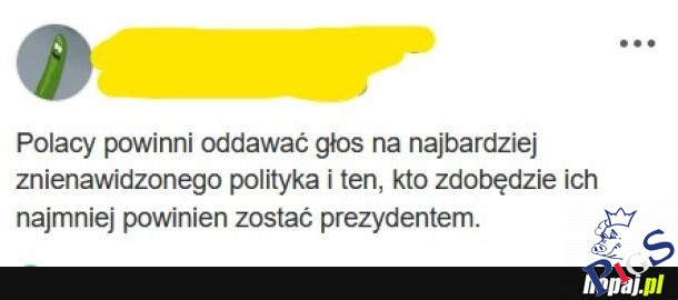 Chciałbym skreślić wszystkich kandydatów