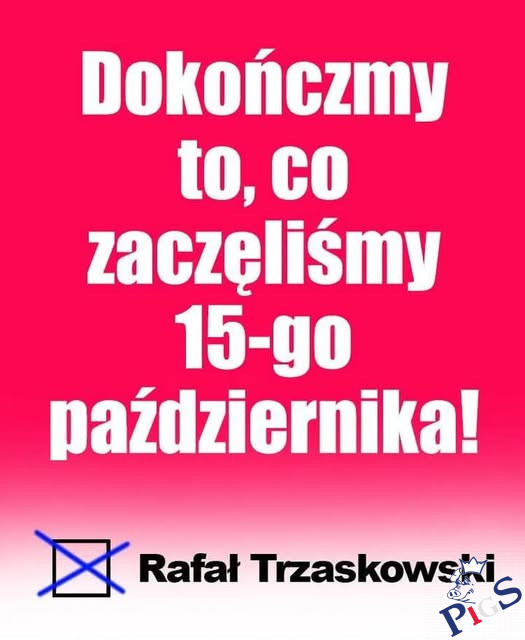 Dokończmy to, co zaczęliśmy 15-go października