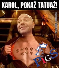 Karol, pokaż tatuaż