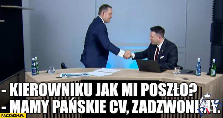 Kierowniku, jak mi poszło?