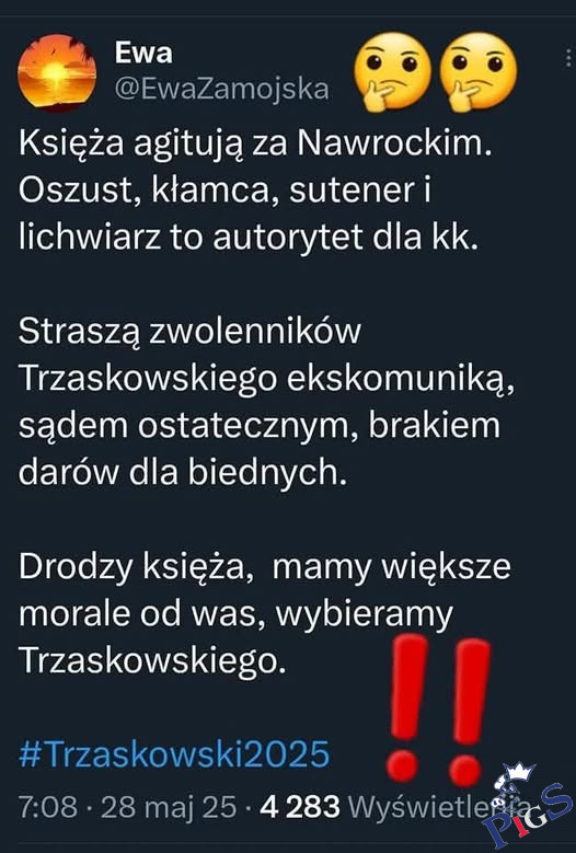 Księża i kłamcy powinni się dobrze rozumieć
