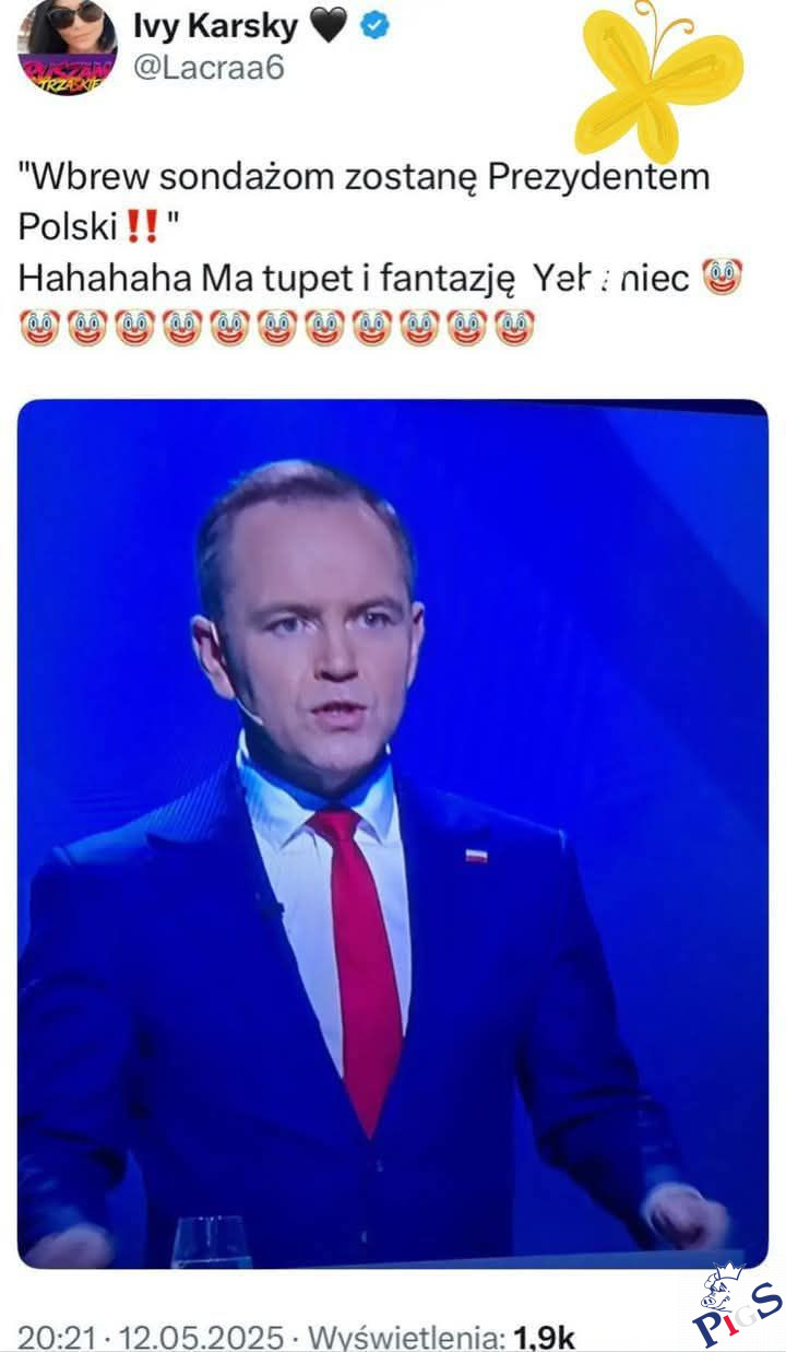 Ma tupet i fantazję