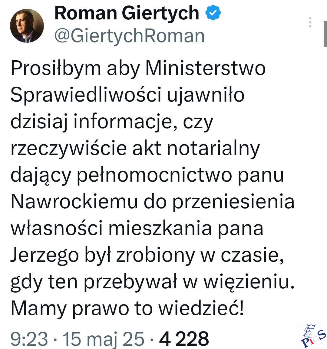 Mamy prawo to wiedzieć!