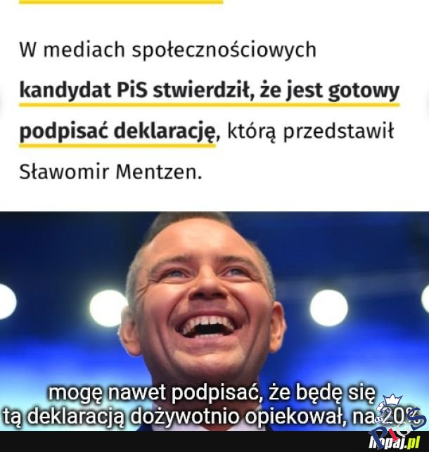 Może podpisać