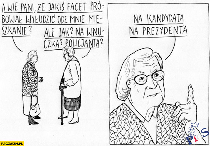 Na kandydata na prezydenta