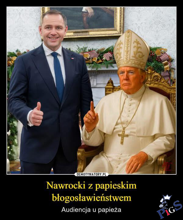 Nawrocki z papieskim błogosławieństwem
