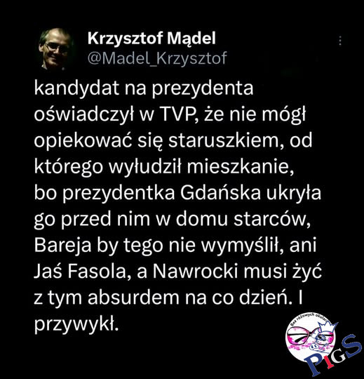 Oczust, alfons kłamca, idiota i pucybut. Tyle tytułów, to już pachnie Księgą Guinnessa.