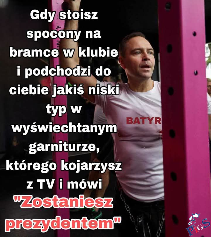Pewnego razu Łupieżca przyszedł na śiłownie