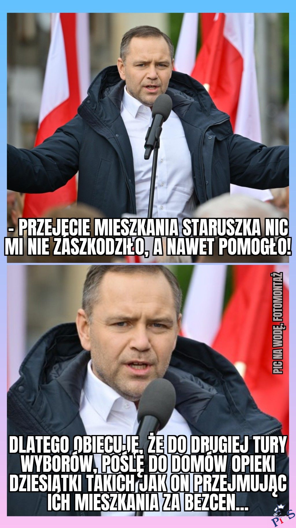 Przejęcie mieszkania staruszka nic nie pogorszyło