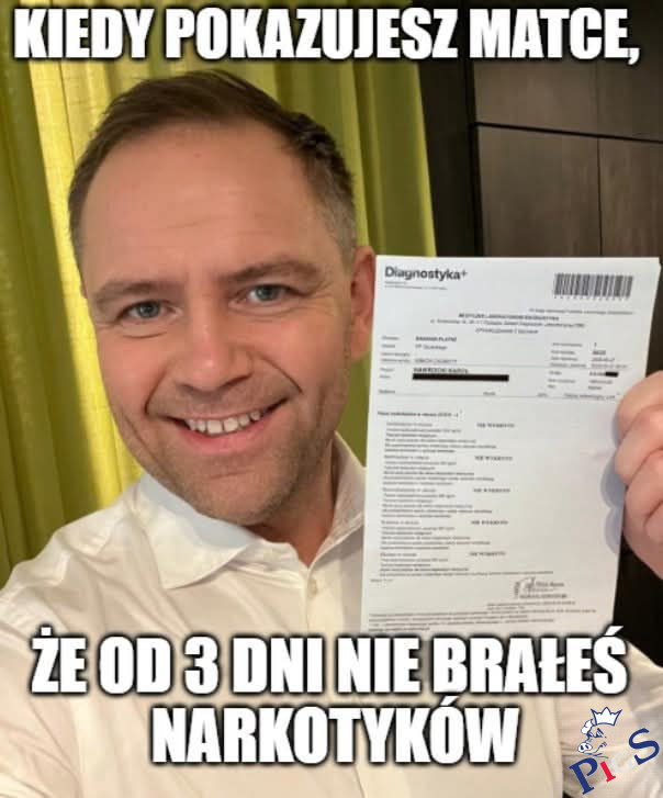 Pytanie czy to jego mocz?