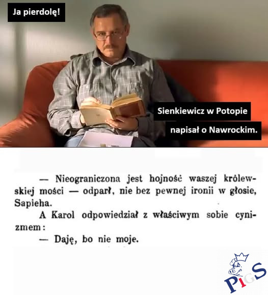 Sienkiewicz w Potopie o Nawrockim
